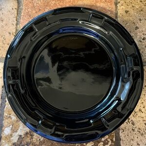 Black Longaberger plate - small